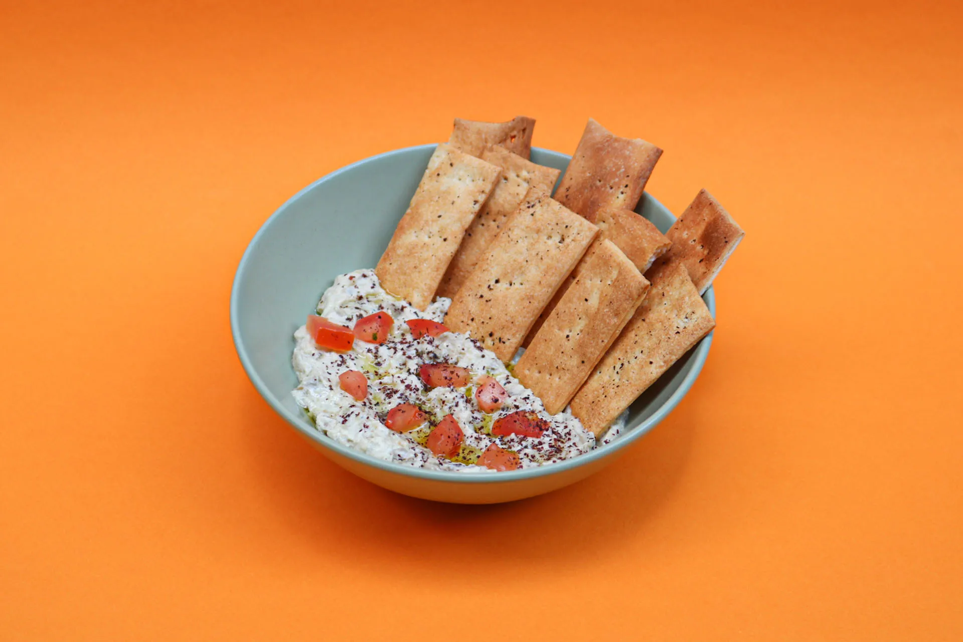 Moutabal aubergine — mezze libanais Lyon 7